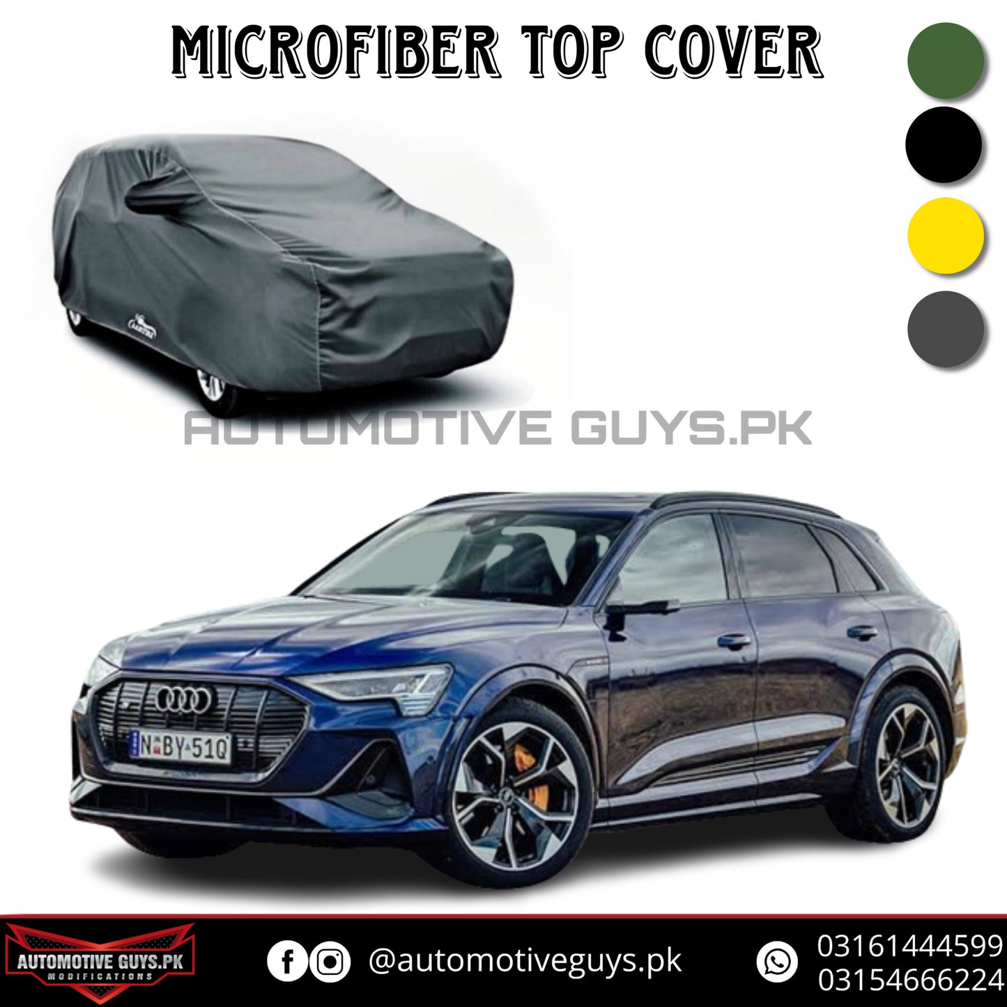 Audi E Tron Microfiber Top Cover