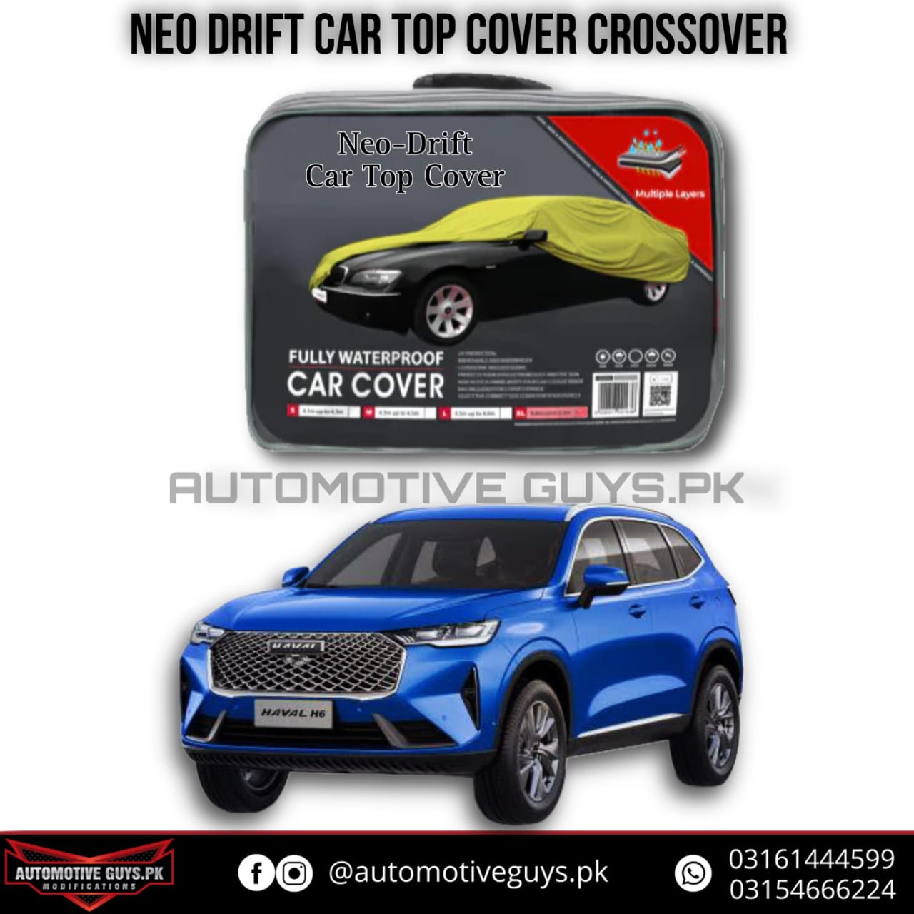 Neo Drift PVC + Cotton Fur top Cover For Haval H6