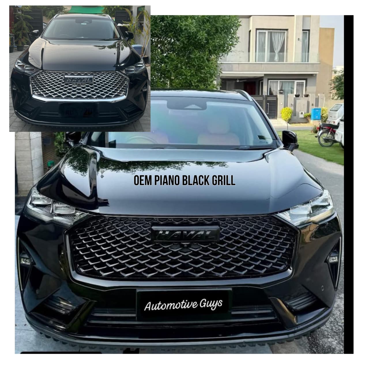 Haval H6 Piano Black Grill - Glossy Black Grill OEM Replacement Grill For Haval H6