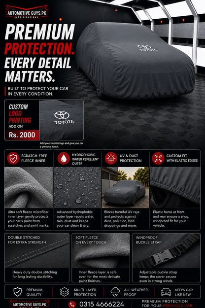 Premium Microfiber Top Cover for Chery Tiggo 8 Phev – Custom Fit