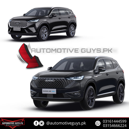 Haval H6 to HEV Facelift Conversion Kit Front Bumper + Grill
