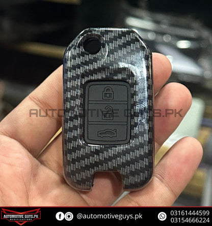 Honda Civic Rebirth 2013-2016 Carbon Fiber Key Fob (Jack-Knife Key)