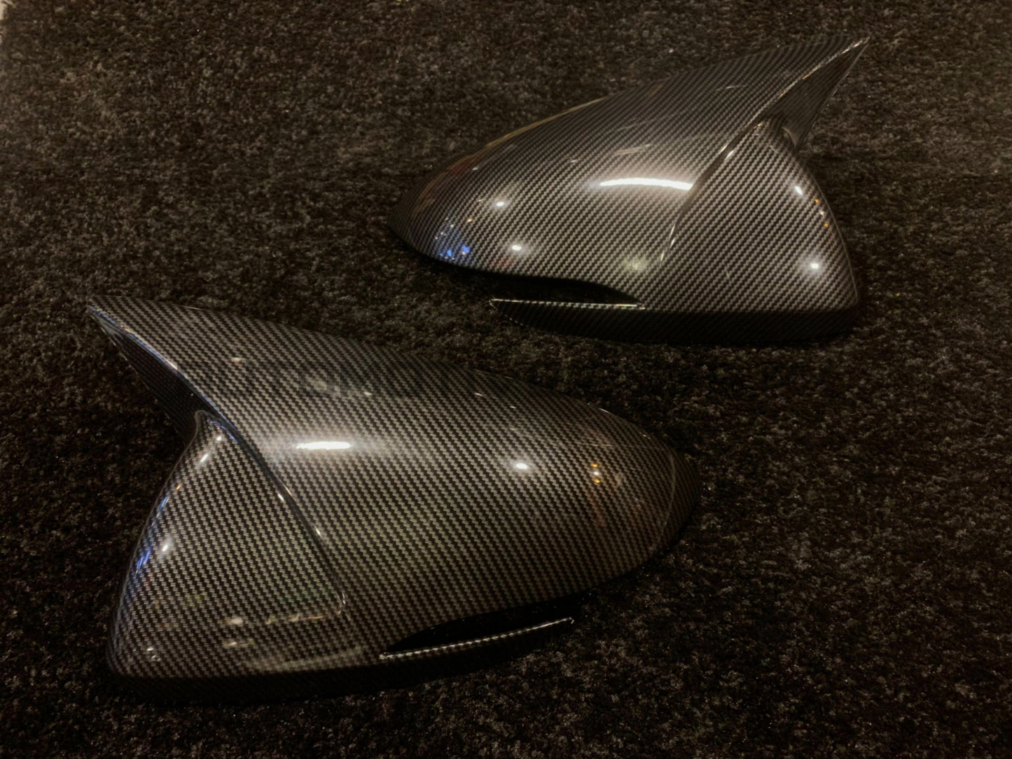 Hyundai Elantra Carbon Fiber Batman Side Mirror Covers