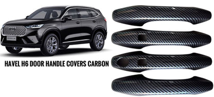 Haval H6 / Jolion CarbonFiber Door Handles - Premium Carbon Fiber Door Handle Trims