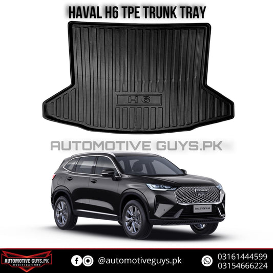 Haval H6 TPE Trunk Mat Tray - Haval H6 5D PVC Trunk Tray Mat