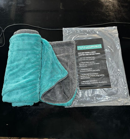 NanoPro Water Magnet Towel 60x90cm | Double Sided Car Drying Towel | PPF Care Drying Towel
